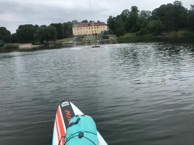 Fontän vid Edsbergs slott